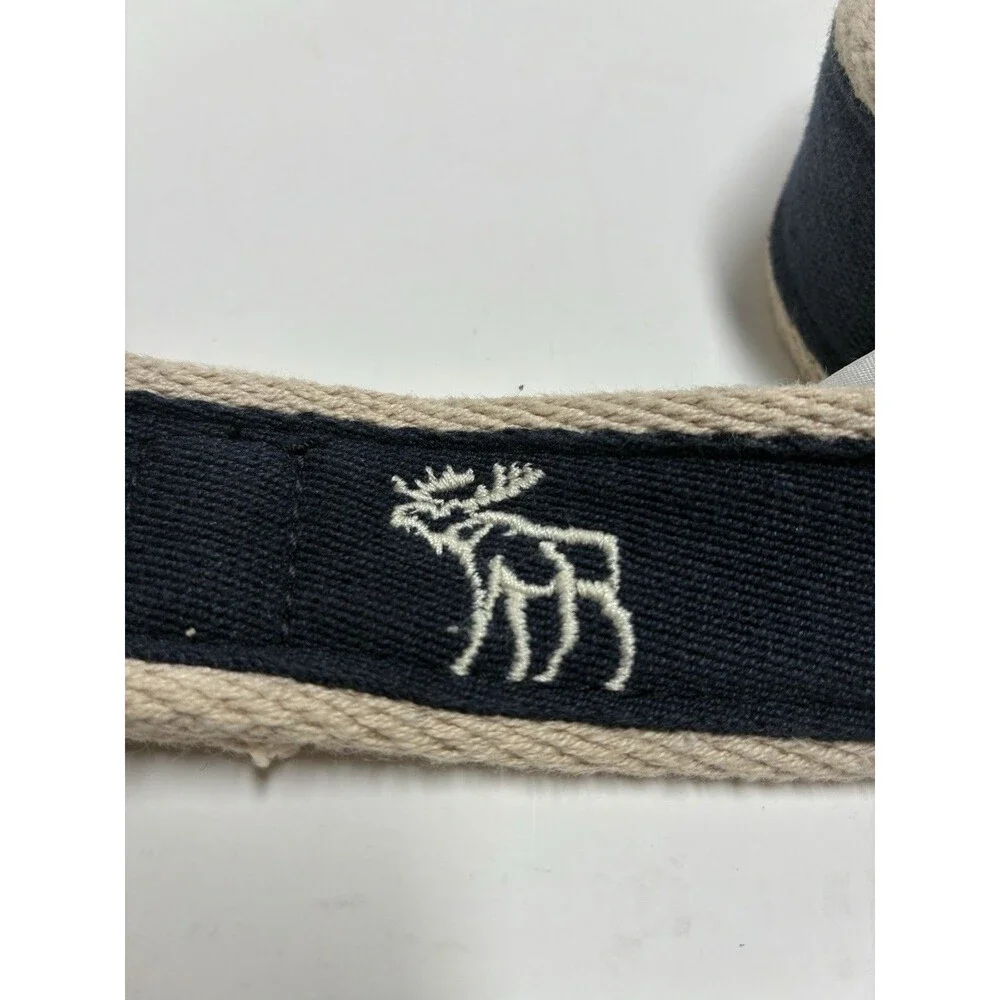 Abercrombie Kids Boys Vintage Fabric Belt (Y2K 90s-00s) Size 8 Blue And Cream